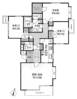 練馬区氷川台2丁目 7,480万円