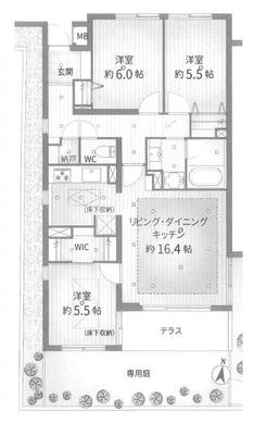 練馬区平和台1丁目 6,490万円