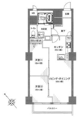 練馬区豊玉北2丁目 4,490万円