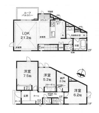 練馬区関町北3丁目 5,999万円