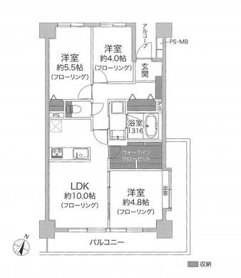 練馬区豊玉北3丁目 5,480万円