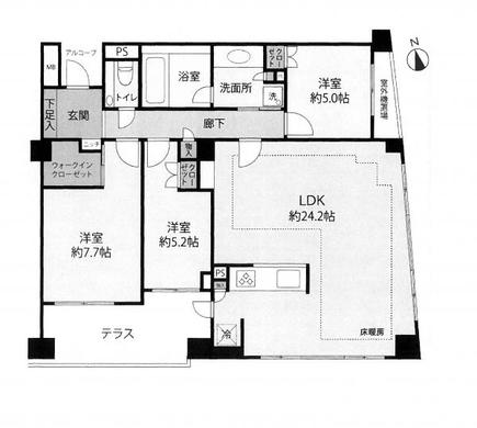 練馬区平和台4丁目 7,180万円