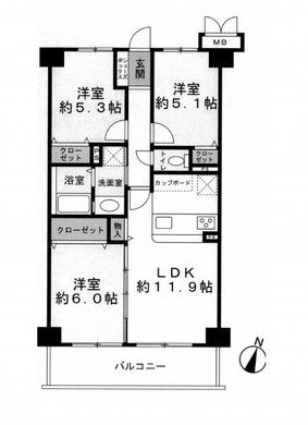練馬区春日町3丁目 6,190万円