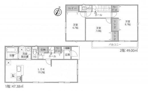 清瀬市竹丘3丁目 4,180万円