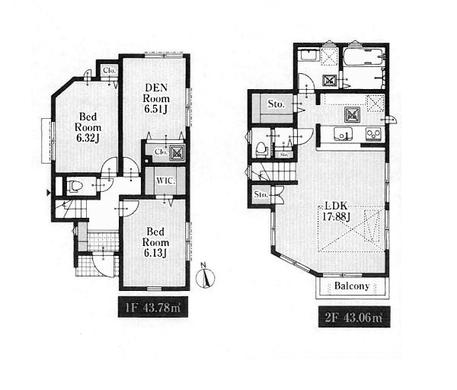 練馬区富士見台4丁目 6,080万円