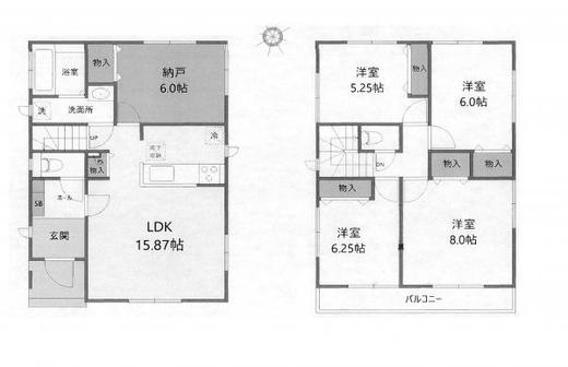 清瀬市中里4丁目 3,480万円