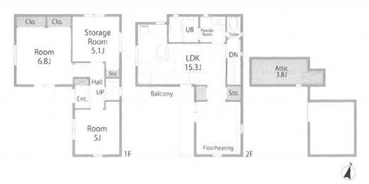 練馬区田柄2丁目 6,980万円
