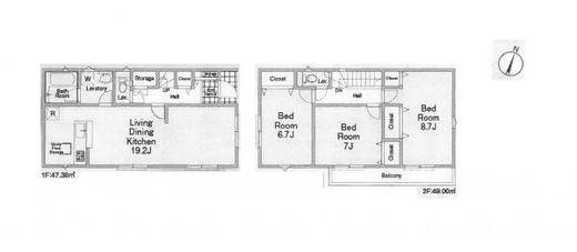 清瀬市竹丘3丁目 3,980万円