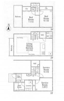練馬区平和台2丁目 8,380万円