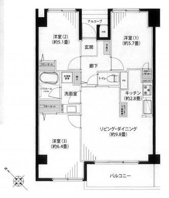 練馬区高野台2丁目 4,590万円