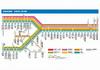 【西武新宿線　停車駅ご案内図】　川越から新宿までを繋ぐ私鉄沿線。新宿エリアへ電車１本で通えることや、山手線／東西線／大江戸線に様々な方面へ乗換えができることが魅力の路線です。			